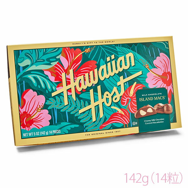 ハワイアンホースト マカデミアナッツチョコレート ハイビスカス アイランドマックス 5oz（142g）のサムネイル