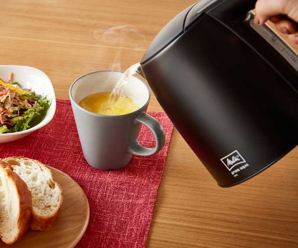 Melitta メリタ プライムアクア ミニ 1L ブラック 電気ケトル MKE18-3S 取寄品／日付指定不可