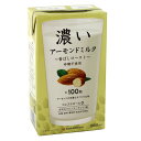 賞味期限2024/05/19 筑波乳業 濃いアーモンドミルク 1000ml (香ばしロースト・砂糖不使用)