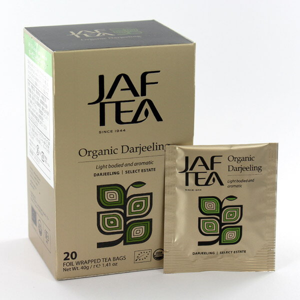 JAF TEA ジャフティー オーガニック ダージリン ティーバッグ 2g×20TB