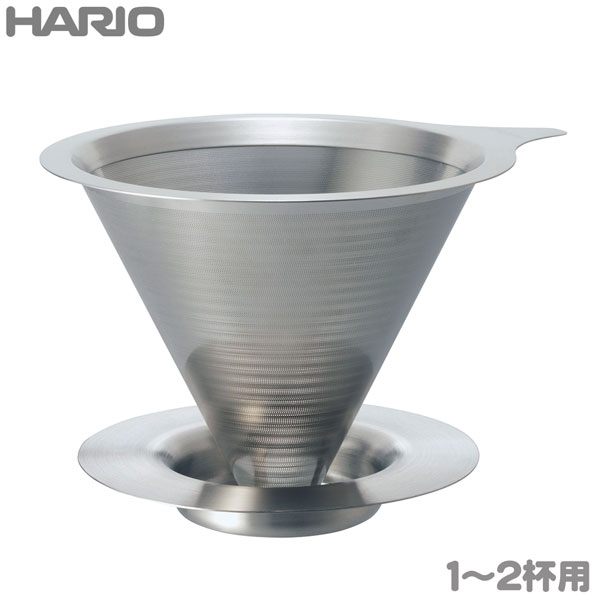 HARIO ハリオ ダブルメッシュメタルドリッパー シルバー 1～2杯用 DMD-01-HSV