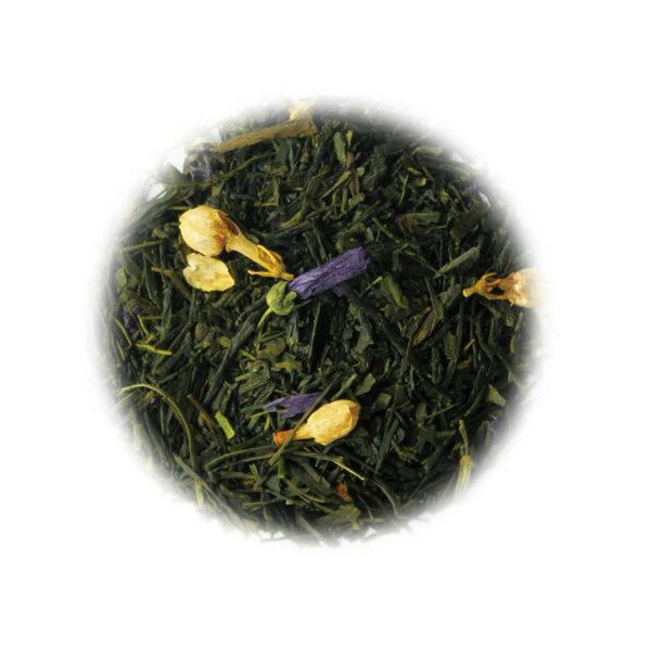 茶葉の説明 国産の煎茶に優雅で甘美なジャスミンのフレーバーをつけました。レモンの爽快さも加えた清々しい香りはリフレッシュに最適です。 おすすめの淹れ方（150cc） 茶葉の量 湯温 蒸らし時間 3g70〜80℃3分 商品詳細 品名 フレーバー緑茶 原材料名 煎茶（国産）、ジャスミン、マローブルー／香料 原産国 日本 内容量 250g 賞味期限 180日以上の商品をお届けします 保存方法 高温多湿を避けて保存してください 販売者 株式会社フレッシュロースター珈琲問屋