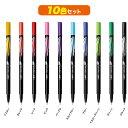 BIC インテンシティ 水性 ファインライナー 0.4mm 細字 10色 ペン(3)