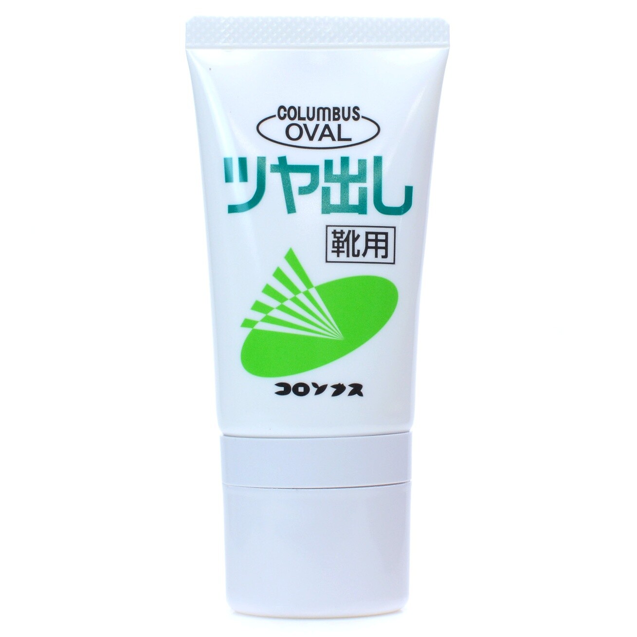 ツヤ出しクリーム 塗布スポンジ付き オーバル 簡単シューケア 日本製