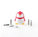 インテリアになるペンギンさんのドライバーセット iThinking HT-PG2102-RE レッド A00041