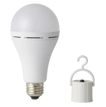 アップドラフト 充電式防災用 LED電球 UP-LD600 防災対策！充電式 LED電球