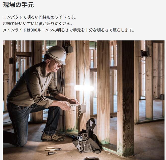 ライテックス　充電式マルチLEDライト　円柱型　RWL-110　コンパクト　充電式　マルチライト 3