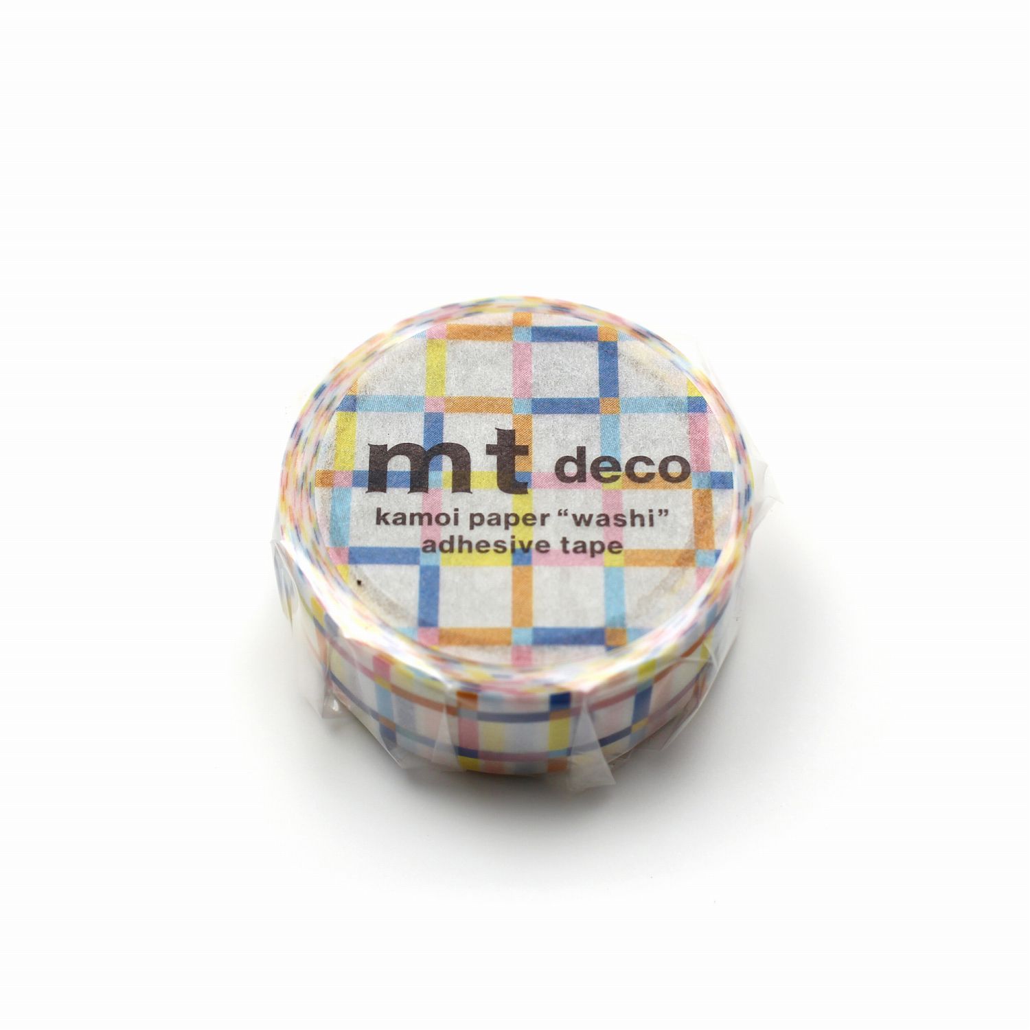 Rakuten - カモイ マスキングテープ　mt 1P カラフルギンガムチェック・ランダム　MT01D605