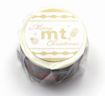 クリスマス2025限定！マスキングテープ サイズ　幅24mm×5m 可愛いラッピングやクリスマスカードに！