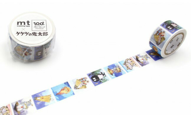 mt マスキングテープ ゲゲゲの鬼太郎 カラー原画・妖怪 [MTMZPR03]