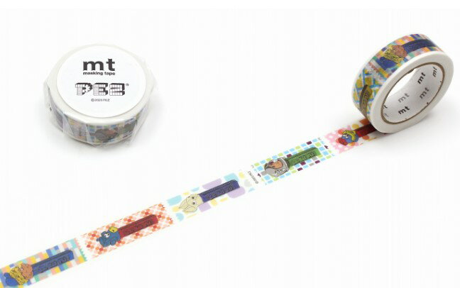 カモイ マスキングテープ mt×PEZ　PEZとパターン　MTPEZ003