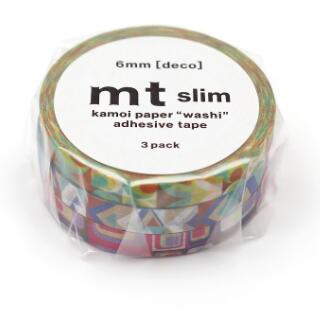 mt マスキングテープ　mt slim deco レトロMTSLIM29