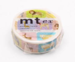 カモイ マスキングテープ mt ex 幾何学アニマル