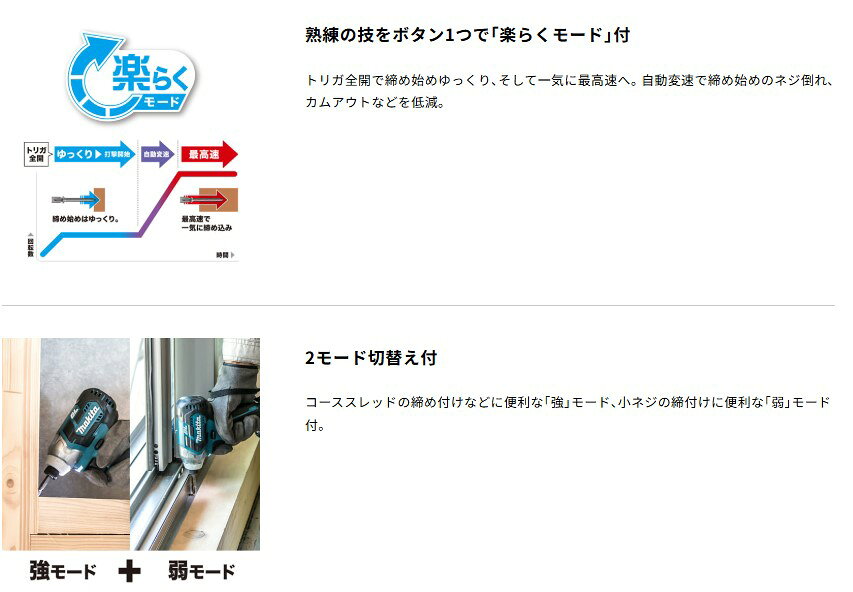 マキタ 10.8V充電式インパクトドライバ T...の紹介画像3