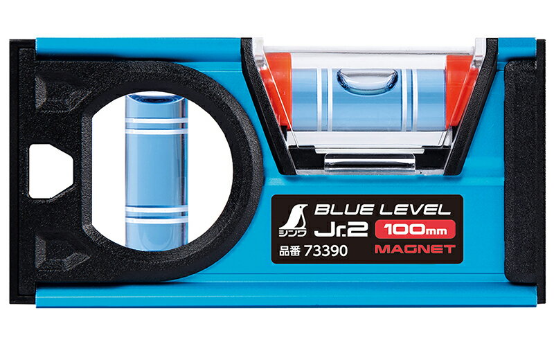 Rakuten - シンワ　ブルーレベル　Jr. 2　100mm　マグネット付　73390