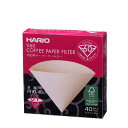 【5/10(土)限定 確率1/2で最大100%Pバック】HARIO ハリオ V60用 ペーパーフィルターみさらし(無漂白)01 VCF-01-40M 【キッチン...