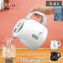 【5/15(木)限定 確率1/2で最大100%Pバック】T-FAL ティファール デルフィニ ロック 0.6L【電気ケトル 電気ポット ケトル 湯沸かしケトル ...
