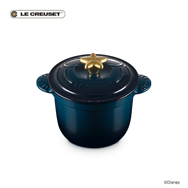LE CREUSET ル・クルーゼ ミッキーマウス / ココット・エブリィ 18 ニュイ（スターツマミ）21999181290470【ルクルーゼ ディズニー ミッキー 両手鍋 鍋 炊飯 揚げ物 スープ コンパクト キッチン ギフト】のサムネイル