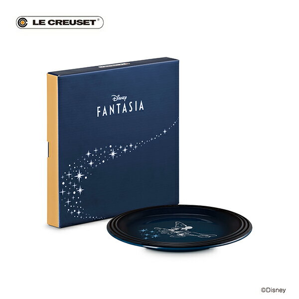LE CREUSET ル・クルーゼ ファンタジア / レジェ・プレート 19cm ニュイ 80271191290030【ルクルーゼ ディズニー ミッキー 魔法使いミッキーマウス ストーンウェア 食器 耐熱 取り皿 デザート皿 キッチン 人気 ギフト】のサムネイル