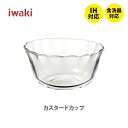 iwaki イワキ カスタードカップ BC463 180ml【耐熱ガラス 小皿 テーブルウェア シンプル デザイン 北欧 デザート キッチン ギフト プレゼント】