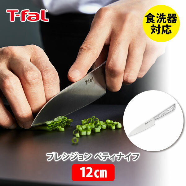 【6/4 火 20時～ 最大100%Pバック 】T-FAL ティファール プレシジョン ペティナイフ 12cm シルバー K27709【ナイフ 包丁 オールインワンステンレス アウトドア キャンプ キッチン 】