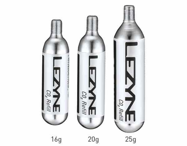 LEZYNE レザイン 交換用CO2ボンベ CO2 CARTRIDGES 16g【携帯ポンプ】【自転車】【二酸化炭素】【パンク修理】【緊急】【予備】