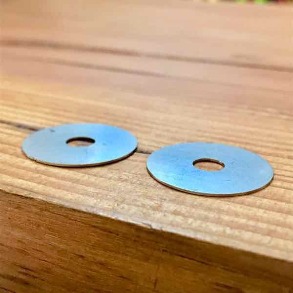 スノースクート 純正補修部品 ステンレスワッシャー 0.5mm 2枚セット【SNOWSCOOT】【非貫通ブッシュ】
