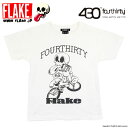 FOURTHIRTY フォーサーティー 430×FLAKE TEE【430】【BMX】【自転車】【国産アパレル】【ストリート】【子供服】