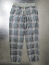 サイズ限定セール　green clothing グリーンクロージング イージーパンツ FLANNEL PANTS グリーン【スノーボード】