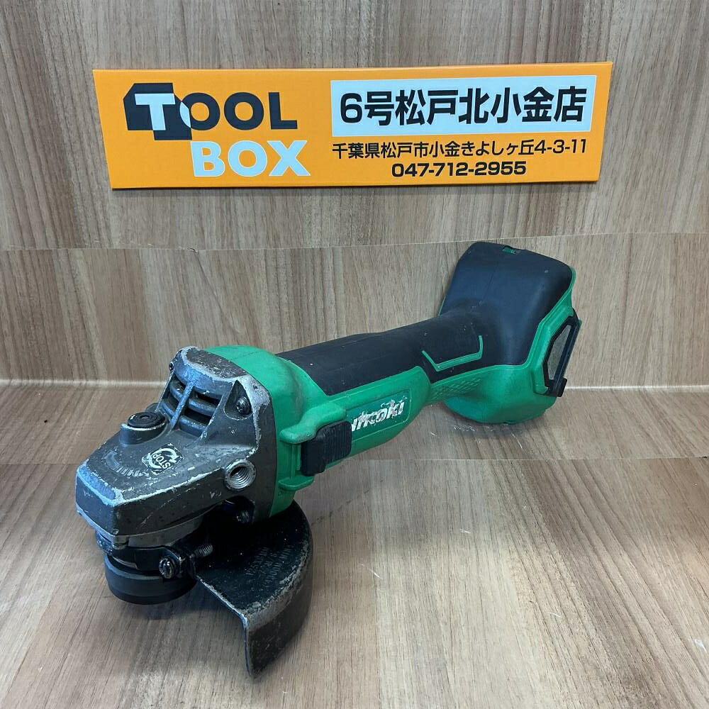 テスト 工具 電動工具 グラインダー 色 容量 度数 高さ 幅 ご覧いただきありがとうございます HiKOKI/ハイコーキ G3613DA(NN) 36Vコードレスディスクグラインダです 状態：中古品(動作確認済) 回転動作、変速モード切替問題ありません ※その他点検不足な所もある可能性がございますのでご了承ください ・砥石寸法：外径125mm×内径22mm×厚さ6mm ・本体のみ ・説明書や箱、その他付属品ありません(写真に写っている物が全てです) ・傷や汚れがありますので写真でご確認ください 店頭併売につき、品切れの際はご了承くださいご覧いただきありがとうございます HiKOKI/ハイコーキ G3613DA(NN) 36Vコードレスディスクグラインダです 状態：中古品(動作確認済) 回転動作、変速モード切替問題ありません ※その他点検不足な所もある可能性がございますのでご了承ください ・砥石寸法：外径125mm×内径22mm×厚さ6mm ・本体のみ ・説明書や箱、その他付属品ありません(写真に写っている物が全てです) ・傷や汚れがありますので写真でご確認ください 店頭併売につき、品切れの際はご了承ください