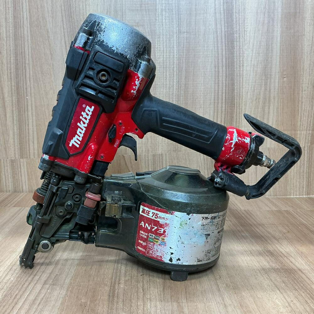 【中古】マキタ/makita 高圧エア釘打機 75mm AN731H【204】