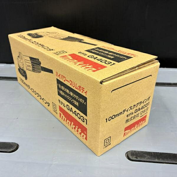 【中古】【未使用・長期保管品】(3)makita/マキタ 100mm電気ディスクグラインダ GA...