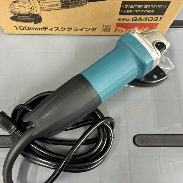 【中古】【未使用・長期保管品】(3)makita/マキタ 100mm電気ディスクグラインダ GA...