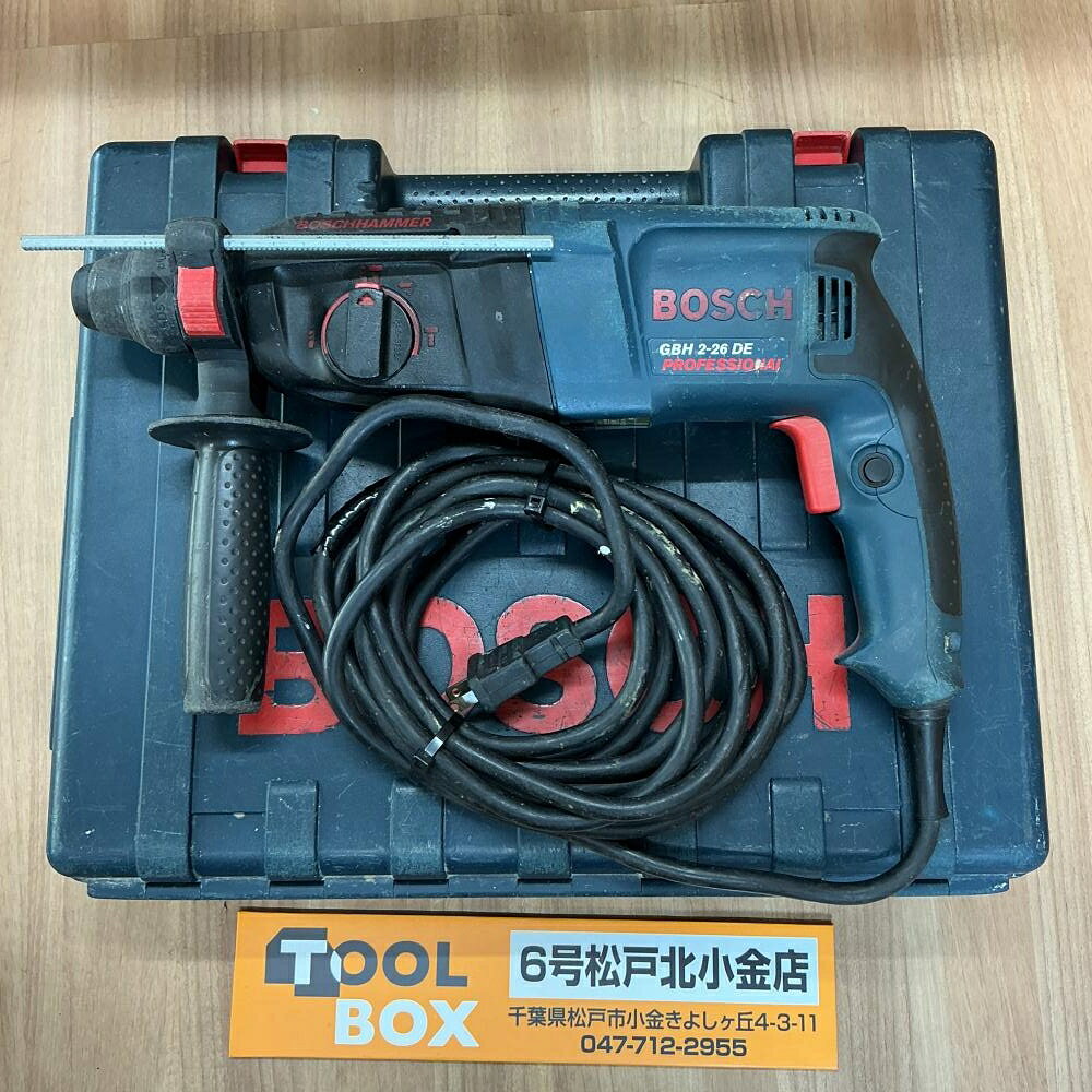 【中古】BOSCH/ボッシュ ハンマドリル 3モード GBH2-26DE※商品説明要確認【204】