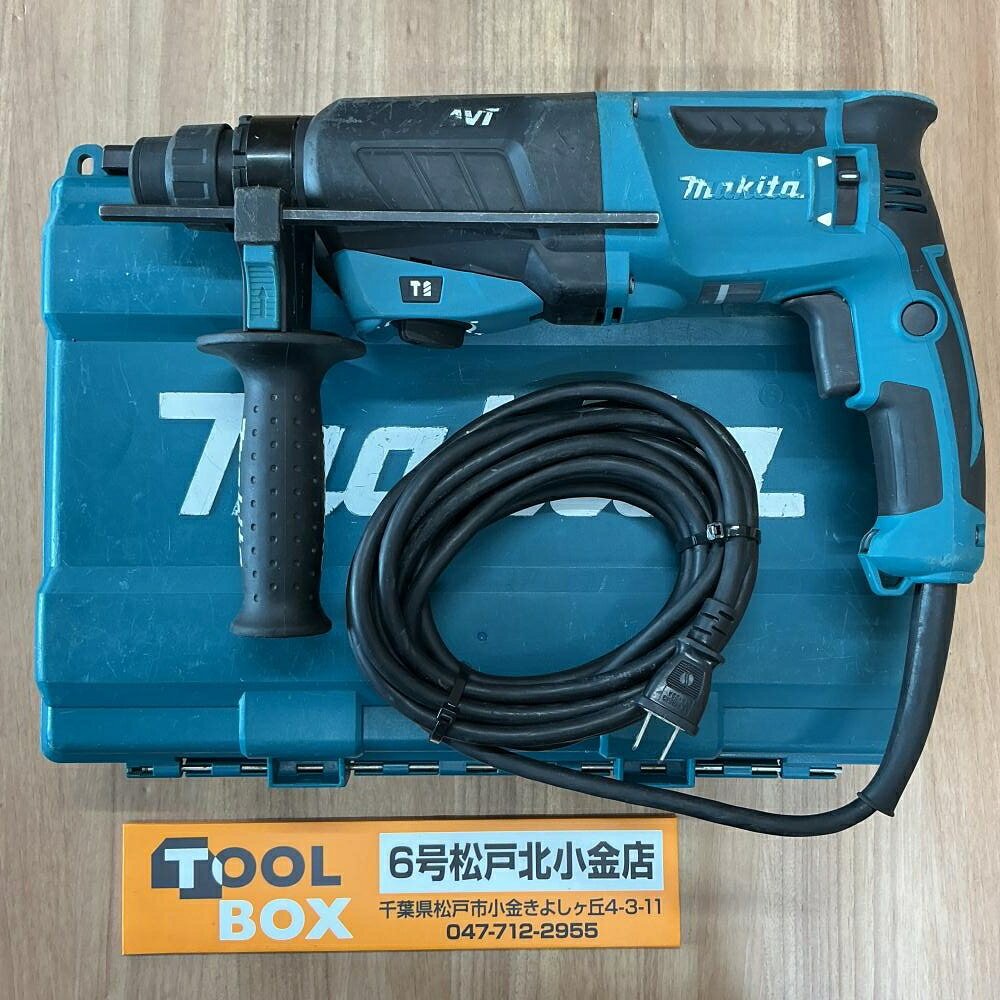 ご覧いただきありがとうございます 【安心の7日間保証付】 【中古】makita/マキタ 26mmハンマドリル HR2631F です 状態：中古品 内容：本体+ケース 動作確認済み、回転打撃動作、モード切替、確認済みです ※その他点検不足な所ある可能性がございますのでご了承下さい 写真に写っているものが全てです 中古品の為、キズや汚れが付いています 外装等は写真をご確認いただき、是非ご検討よろしくお願いいたします 店頭併売も行っておりますので品切れの際はご了承ください また当店舗がお近くの場合は実機確認も踏まえてご来店をおすすめしております ※商品到着より7日間の初期保証がございます。ご安心してご検討下さい ※高額品につき必ず商品到着後の動作確認を上記の期間内にお願いいたします ※当社はTOOLBOXは株式会社セキチューの運営する中古工具販売店です ※【古物商許可証】 群馬県公安委員会許可 第421032022078号ご覧いただきありがとうございます 【安心の7日間保証付】 【中古】makita/マキタ 26mmハンマドリル HR2631F です 状態：中古品 内容：本体+ケース 動作確認済み、回転打撃動作、モード切替、確認済みです ※その他点検不足な所ある可能性がございますのでご了承下さい 写真に写っているものが全てです 中古品の為、キズや汚れが付いています 外装等は写真をご確認いただき、是非ご検討よろしくお願いいたします 店頭併売も行っておりますので品切れの際はご了承ください また当店舗がお近くの場合は実機確認も踏まえてご来店をおすすめしております ※商品到着より7日間の初期保証がございます。ご安心してご検討下さい ※高額品につき必ず商品到着後の動作確認を上記の期間内にお願いいたします ※当社はTOOLBOXは株式会社セキチューの運営する中古工具販売店です ※【古物商許可証】 群馬県公安委員会許可 第421032022078号