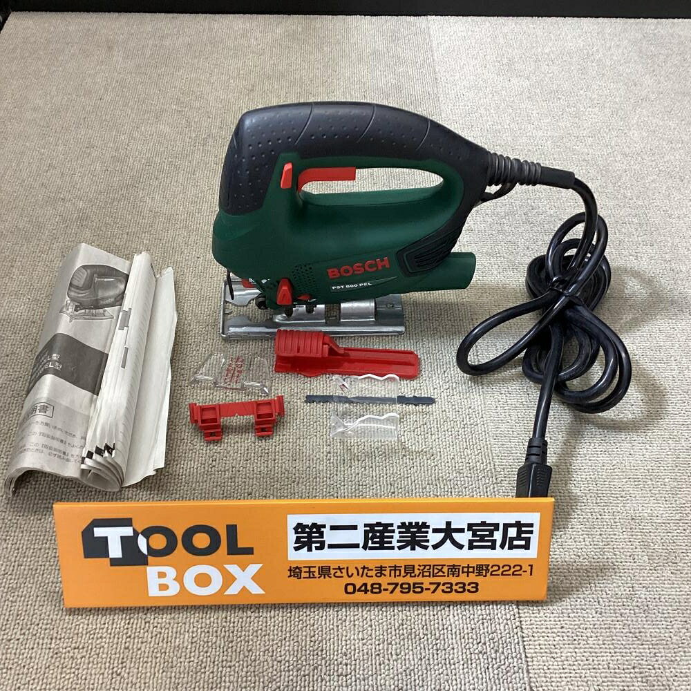 ご覧いただきありがとうございます BOSCH/ボッシュ PST800PEL ジグソーです※ケースなし 状態：未使用・長期展示品 ・未使用品の為、動作確認を行っていません ・商品は付属品含め、写真に写っているものが全てです ※未使用品ですが、長期展示品のため細かい傷や汚れがある場合がございますのでご了承ください 店頭併売につき、品切れの際はご了承くださいご覧いただきありがとうございます BOSCH/ボッシュ PST800PEL ジグソーです※ケースなし 状態：未使用・長期展示品 ・未使用品の為、動作確認を行っていません ・商品は付属品含め、写真に写っているものが全てです ※未使用品ですが、長期展示品のため細かい傷や汚れがある場合がございますのでご了承ください 店頭併売につき、品切れの際はご了承ください