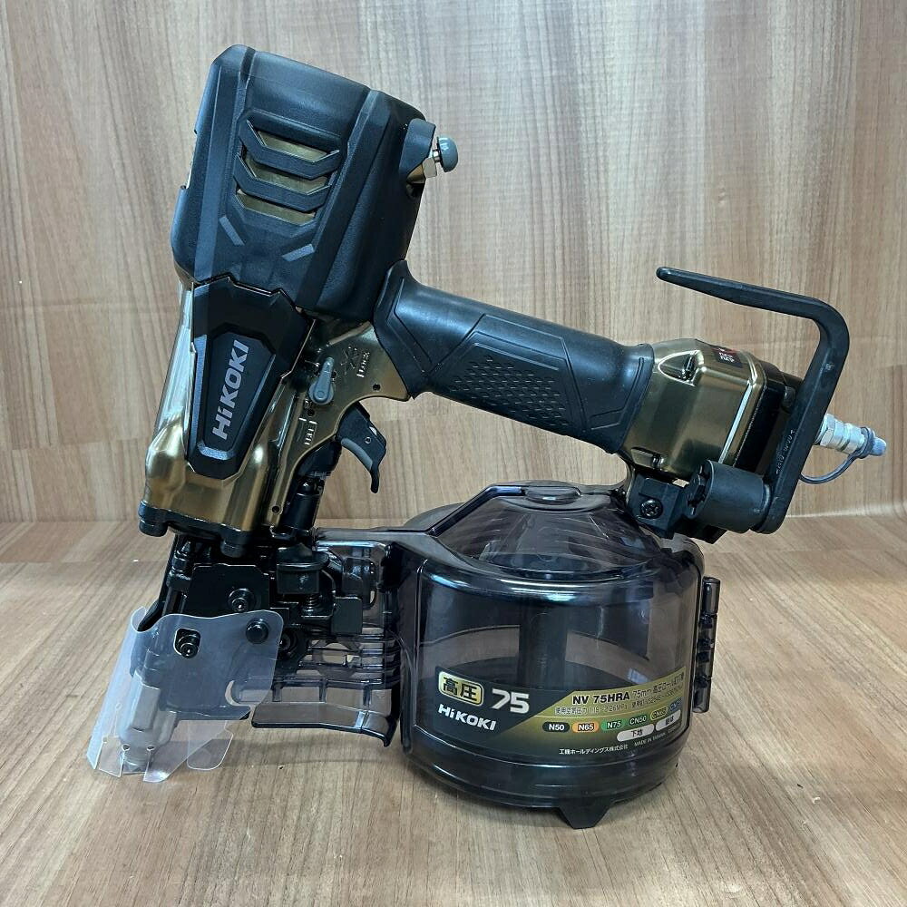 【中古】【未使用】【限定セール！】HiKOKI/ハイコーキ 75mm高圧釘打機 パワ－切替...