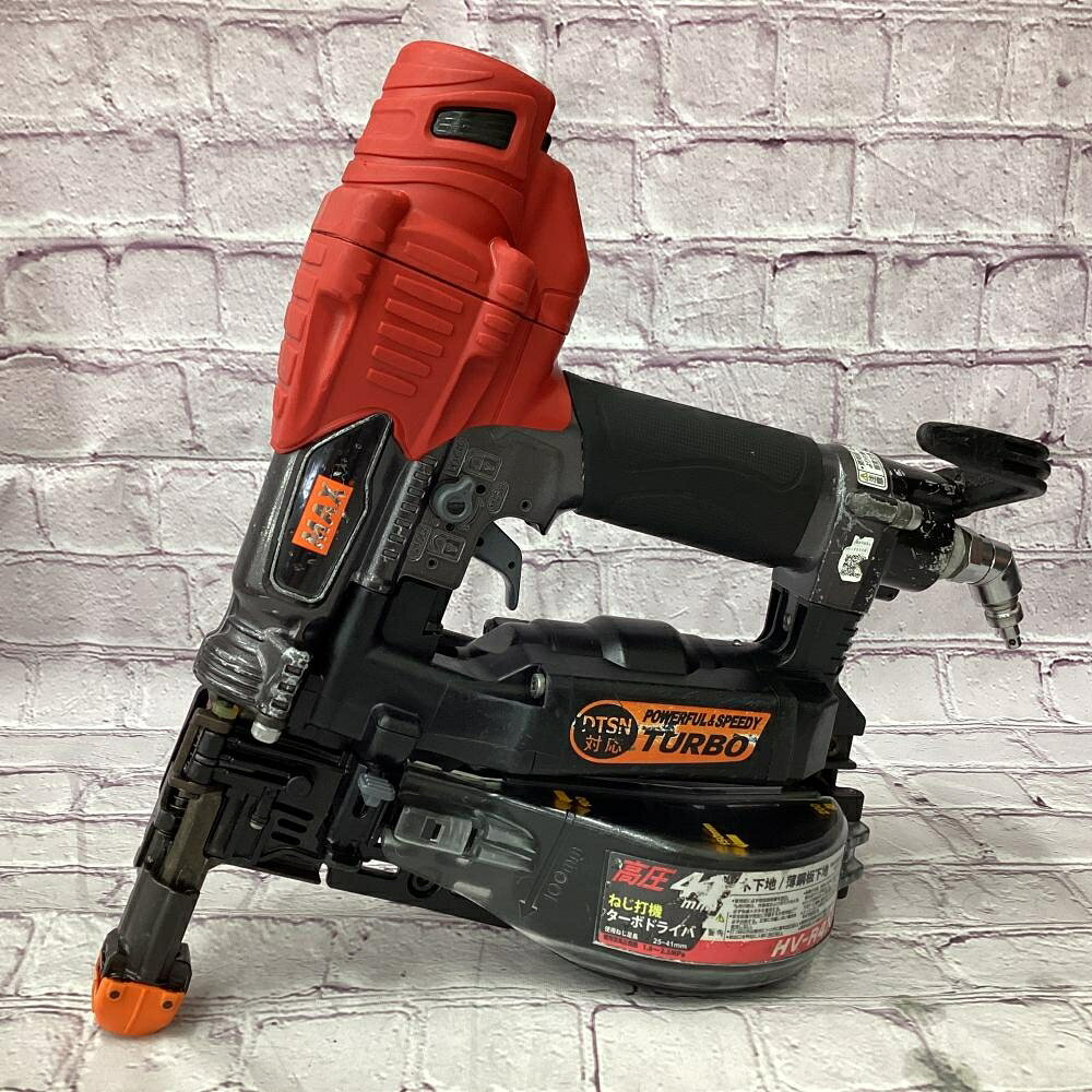 【中古】MAX/マックス 高圧ねじ打機 ターボドライバ HV-R41G4-G 【201】