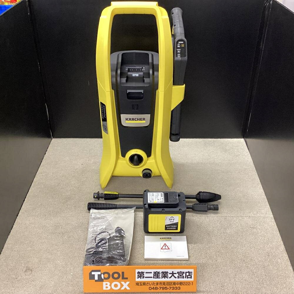 【中古】【未使用・展示品】ケルヒャー K2バッテリーセット 高圧洗浄機※商品説明必読【203】