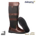 Dubarry（デュバリー）カントリーブーツ正規輸入代理店品【Galway(ゴールウェイ)・カラー：ブラックxブラウン】ゴアテックス 本革 防水 ブーツ 長靴 レインシューズ 雨靴 ガーデニング 蒸れない アイルランド 英国 イギリス チェルシーフラワーショー