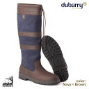 Dubarry（デュバリー）カントリーブーツ正規輸入代理店品【Galway(ゴールウェイ)・カラー：ネイビーxブラウン】ゴアテックス 本革 防水 ブーツ 長靴 レインシューズ 雨靴 ガーデニング 蒸れない アイルランド 英国 イギリス チェルシーフラワーショー