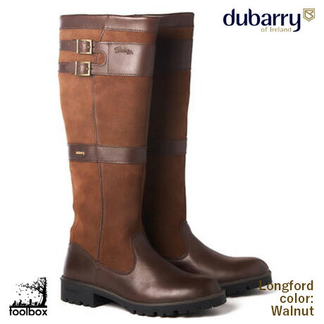 Dubarry（デュバリー）カントリーブーツ正規輸入代理店品【Longford(ロングフォード)・カラー：ウォルナット】ロングブーツ ゴアテックス 本革 防水 ブーツ 長靴 レインシューズ 雨靴 蒸れない アイルランド 英国 イギリス チェルシーフラワーショー