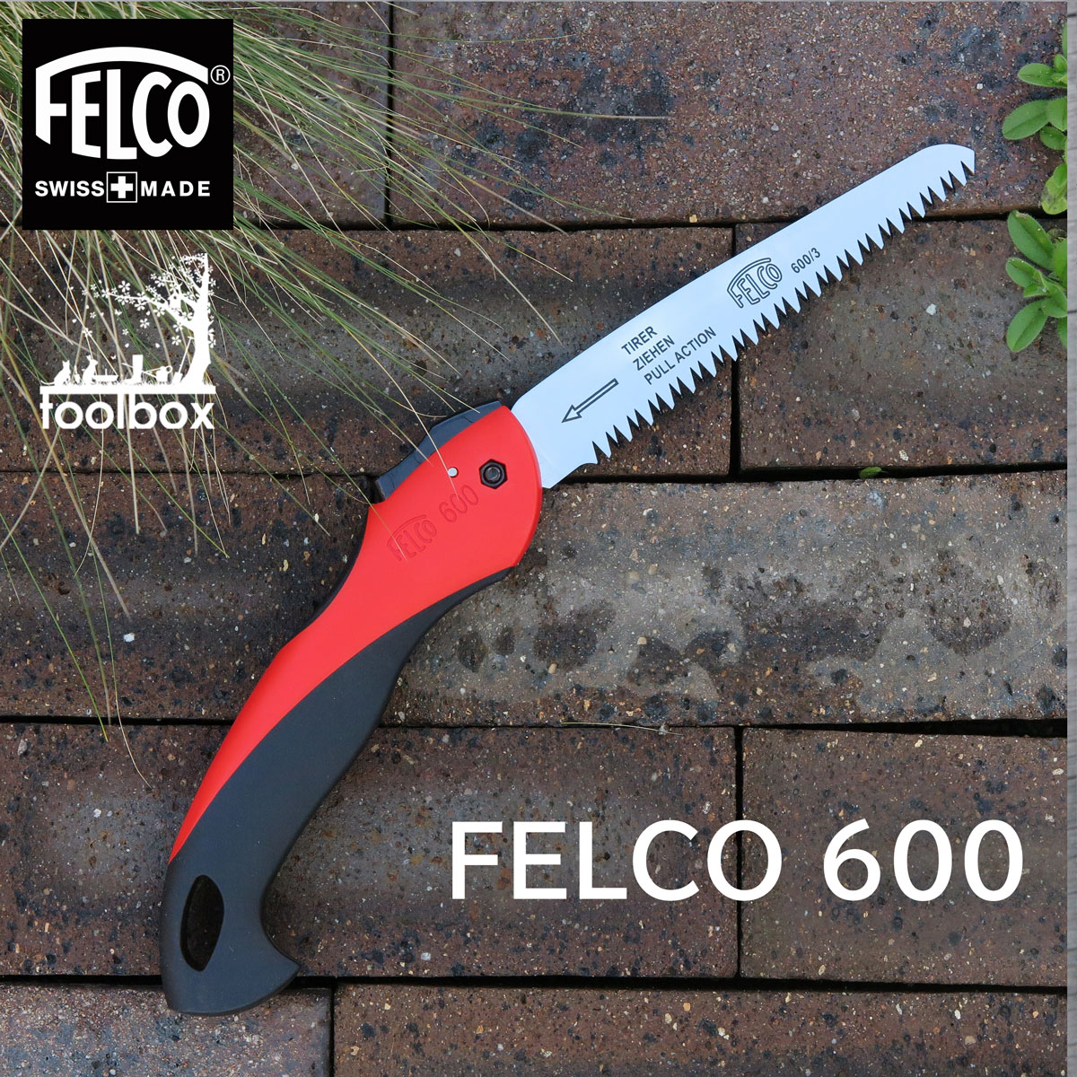 【メール便で送料無料】【日本輸入正規代理店品】【折畳み ノコギリ FELCO600 フェルコ600】園芸 鋸 のこぎり コンパクト ノコギリ 剪定 剪定ノコギリ 剪定のこぎり 枝引き バラ 薔薇（バラの手入れ） その1