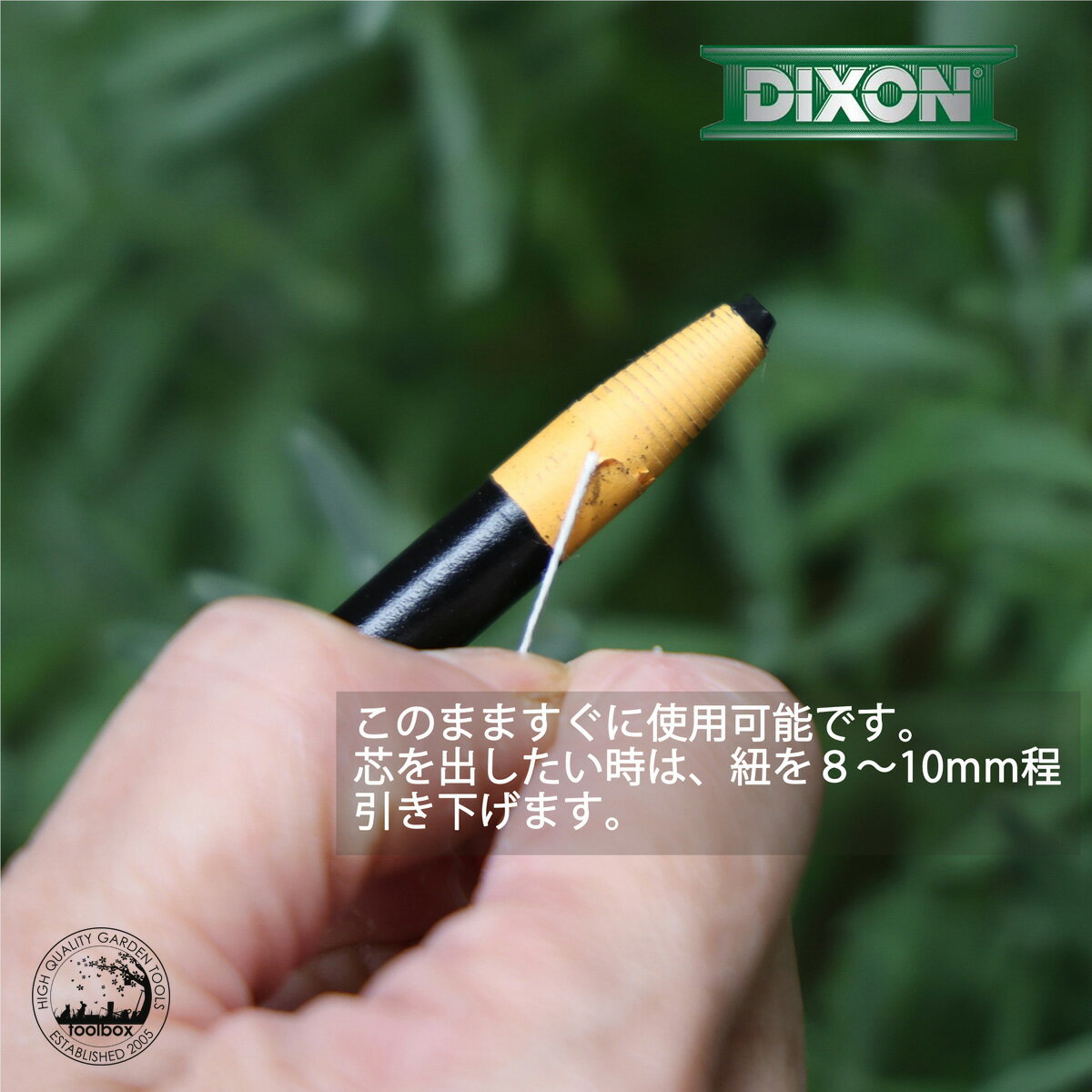 亜鉛製のプランツラベル用エンピツ【チャイナマーカー】DIXON CHINA MARKER ローズ...