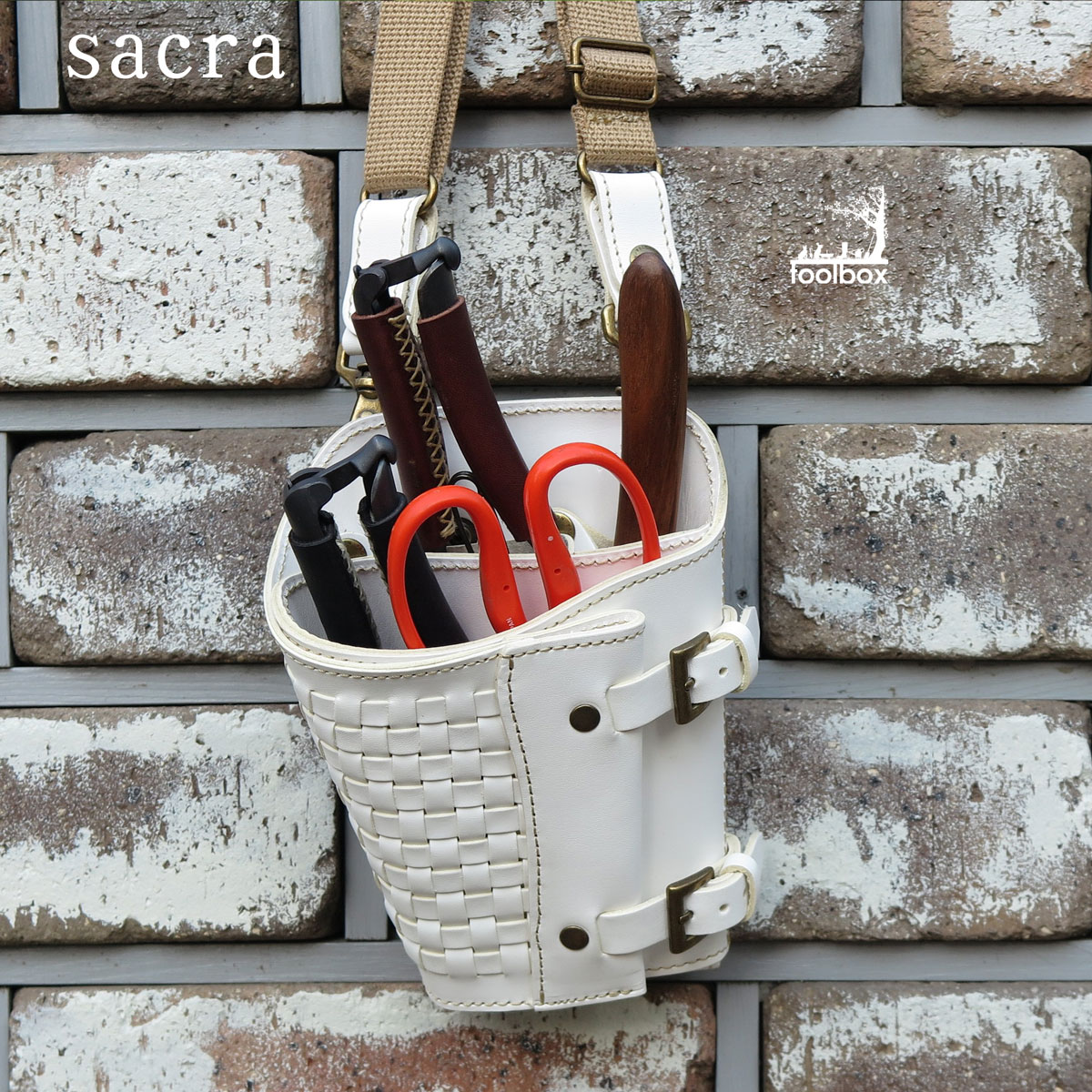 【LINEでクーポン配布中】【Sacra サクラ フローリスト シザーケース「FL-307 ホワ...