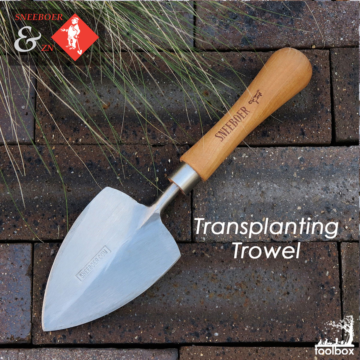 【オランダ王室御用達】【Sneeboer スネーブール 移植ゴテ 小 Transplanting Trowel4607-140249】【桜材ハンドル／ブランド刻印付】ハンドスコップシャベル ショベル スコップ おしゃれ 上質 高品質 園芸用品 植替え 鉢植え ガーデンツール ギフト対応