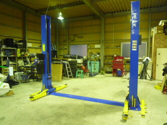PEAKLIFTピークリフトセミワイド2柱リフトSL209X4.0ton