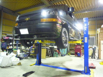 PEAKLIFTピークリフトセミワイド2柱リフトSL209X4.0ton