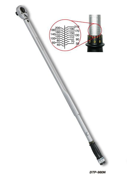 MATATAKITOYOマタタキトヨトルクレンチDTP-980N差込角1(25.4mm)