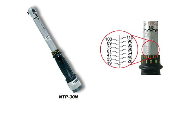 MATATAKITOYOマタタキトヨトルクレンチNTP-30N差込角1/4(6.35mm)